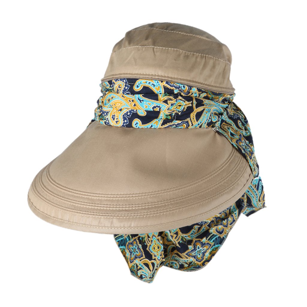 ZORBES Women's Cotton Foldable Cap (ab_Khaki_Free Size) ZORBES Women's Cotton Foldable Cap (ab_Khaki_Free Size)